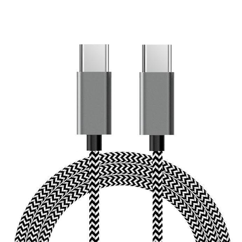 Brykietowany kabel danych typu C do C typu Nylon